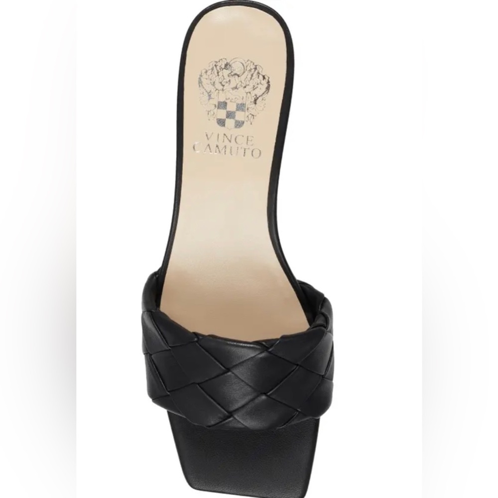 Vince Camuto Semtera Black Slides